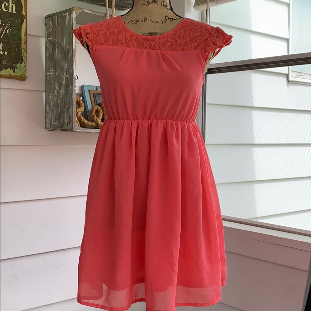 Route 66 Coral color dress